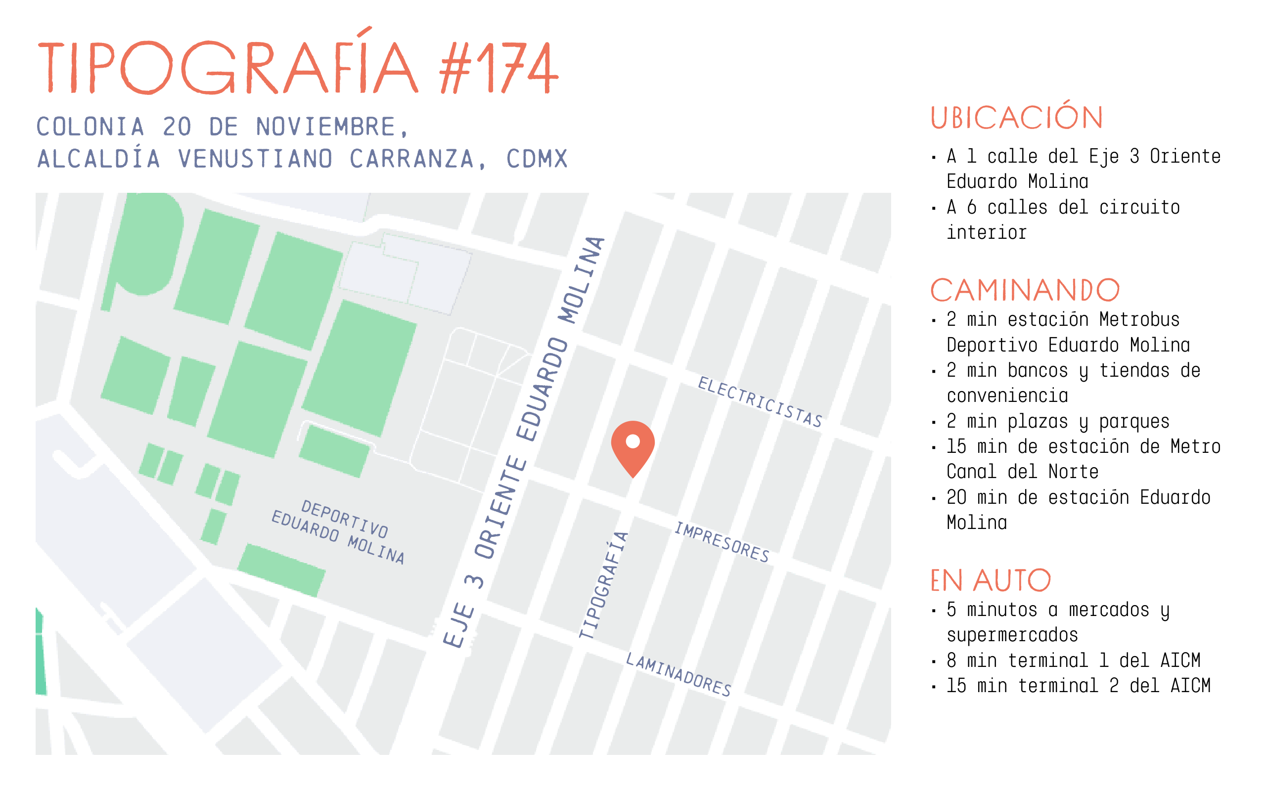 Mapa de ubicación Tipografía #174